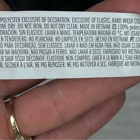 NWT FOREVER 21 Long Black Smocked Stretchy Dress Cami Straps Size 0X - Picture 9 of 16